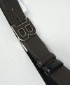 BALLY - "B" Buckle Pebbled Leather Inlay Reversible Belt -  38W