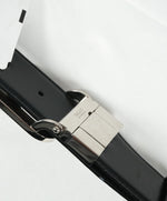 BALLY - "B" Buckle Pebbled Leather Inlay Reversible Belt -  38W