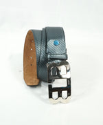 BALLY - Mirror "B" Buckle LOGO Carbon Fiber Strap Belt -  44W (105)