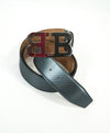 BALLY - Mirror "B" Buckle LOGO Carbon Fiber Strap Belt -  44W (105)