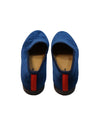 DEL TORO - Blue Velvet Smoking Slippers Loafers - 11