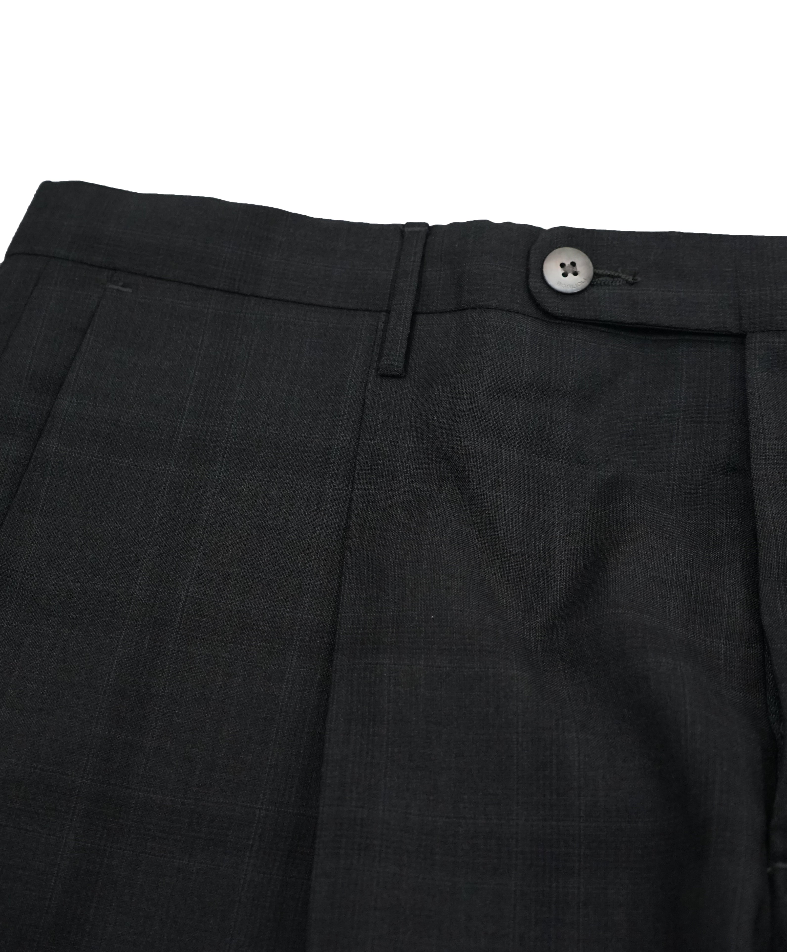 BOGLIOLI - Milano Semi-Lined Wool MOP Button Plaid Check Suit - 42R