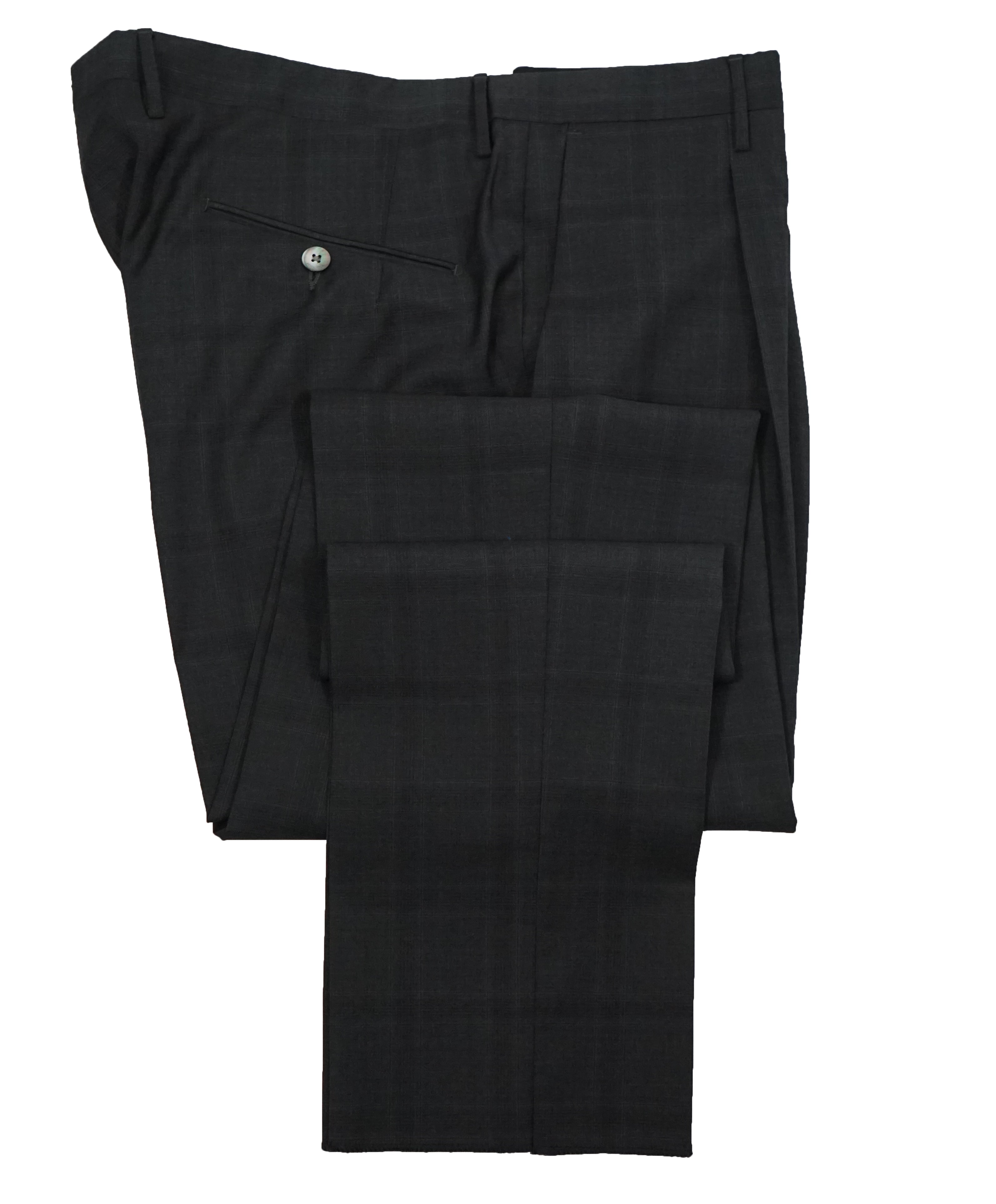 BOGLIOLI - Milano Semi-Lined Wool MOP Button Plaid Check Suit - 42R