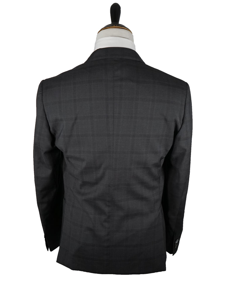 BOGLIOLI - Milano Semi-Lined Wool MOP Button Plaid Check Suit - 42R