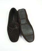 BOTTEGA VENETA - "Intreccio" Brown Suede Woven Vamp Loafers - 8US