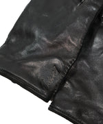 $795 BRIONI - Leather & Cashmere Gloves With Suede & Logo Detailing - 9 2018!