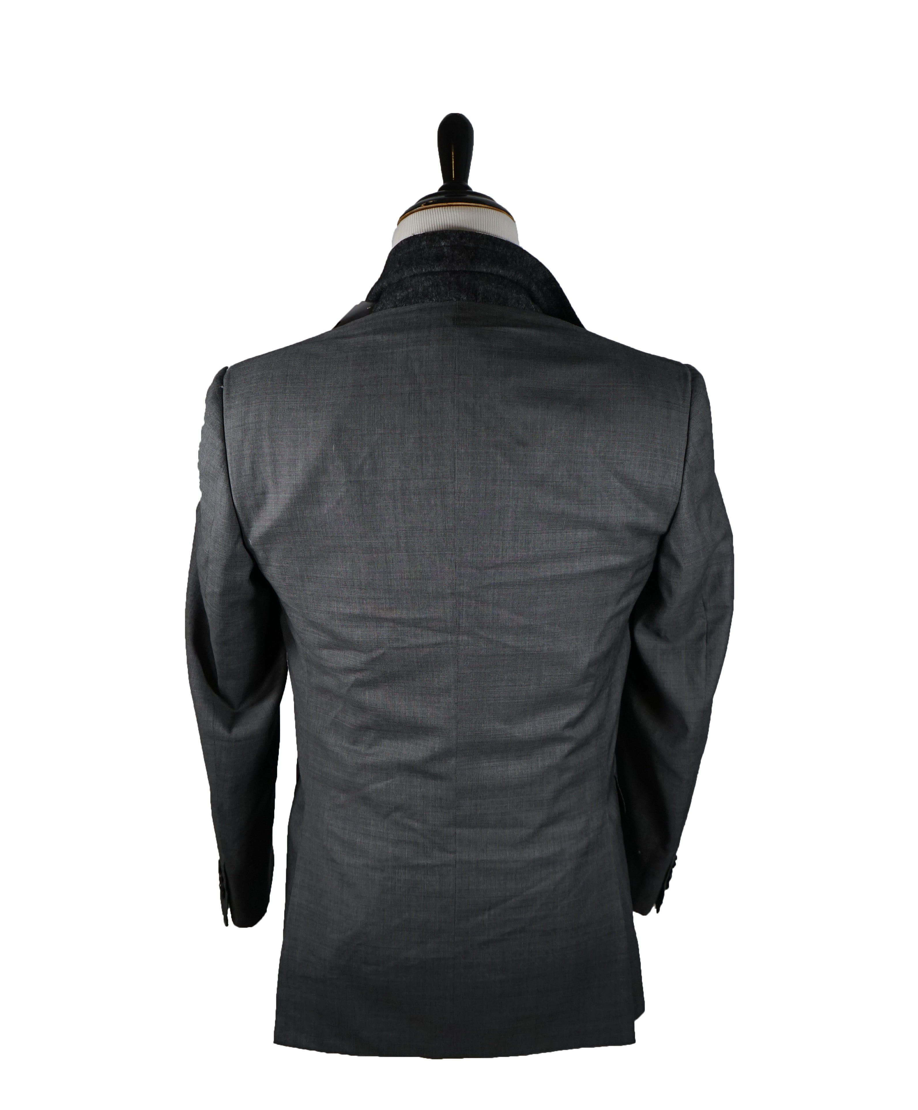 BRIONI - Prince of Wales Check Wool & Silk Suit Hand Made In Italy - 38R