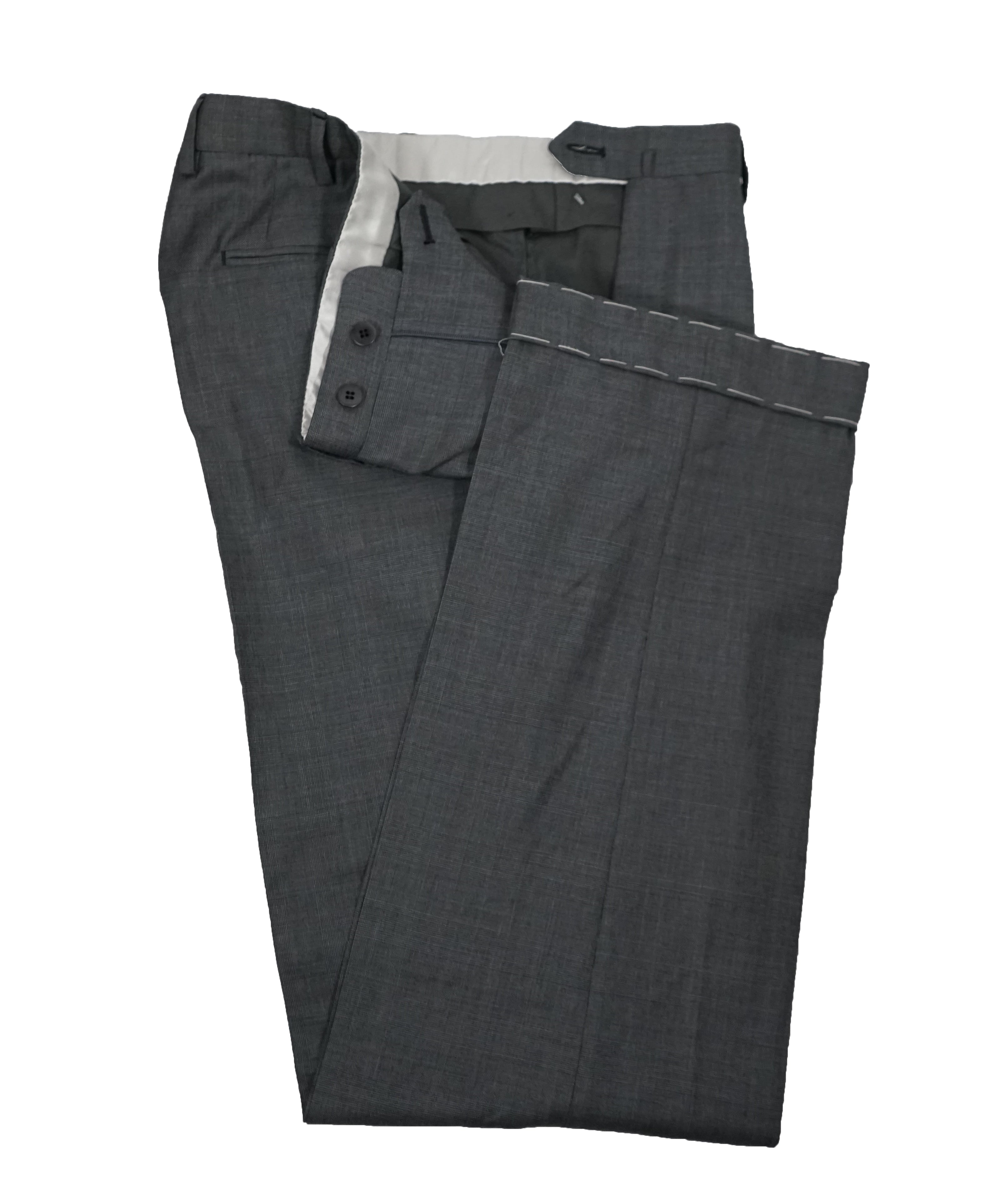 BRIONI - Prince of Wales Check Wool & Silk Suit Hand Made In Italy - 38R