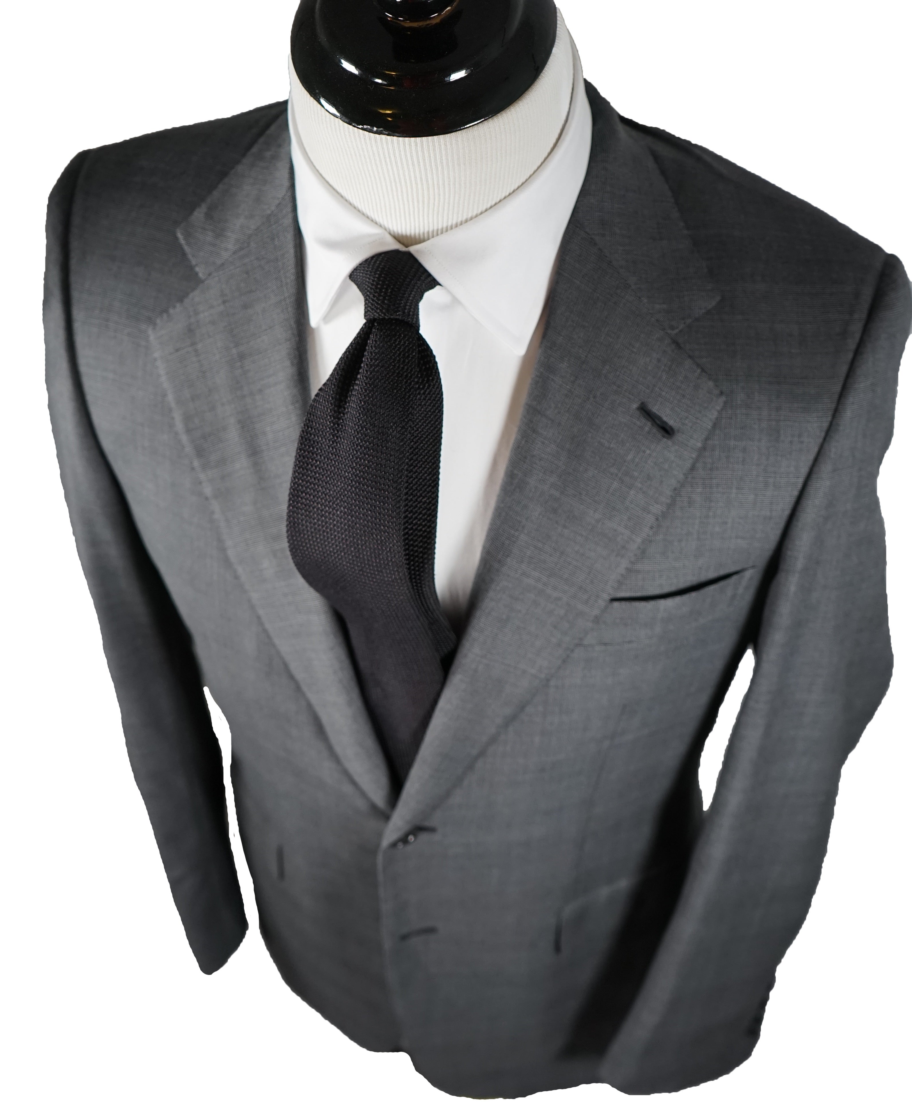 BRIONI - Prince of Wales Check Wool & Silk Suit Hand Made In Italy - 38R