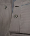 BRIONI - Stone Herringbone Cotton Premium Pants - 40W