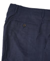 BRUNELLO CUCINELLI - Indigo Blue Wool/Linen/Silk Summer Blend Dress Pants - 37W