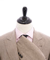 BRUNELLO CUCINELLI - CASHMERE/SILK/WOOL Blend Wool Camel Check Blazer- 48R