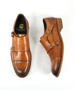 BRUNO MAGLI - “SASSO” Brown Double Monk Strap Loafers - 10.5