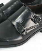 BRUNO MAGLI - Black Sleek Double Monk Strap Loafers - 9