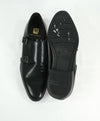 BRUNO MAGLI - Black Sleek Double Monk Strap Loafers - 9
