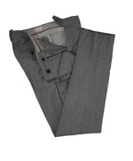 BRUNELLO CUCINELLI- Herringbone Fannel Wool Suit - 40R
