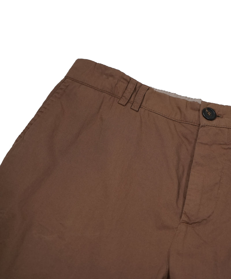 BRUNELLO CUCINELLI - 5-Pocket Chino Cotton Coco Brown Pants - 35W