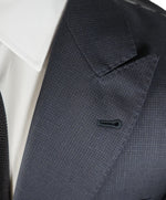 BRUNELLO CUCINELLI - Blue / Gray Check Minicheck Wide Peak Lapel Suit - 44R