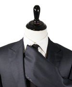 BRUNELLO CUCINELLI - Blue / Gray Check Minicheck Wide Peak Lapel Suit - 44R