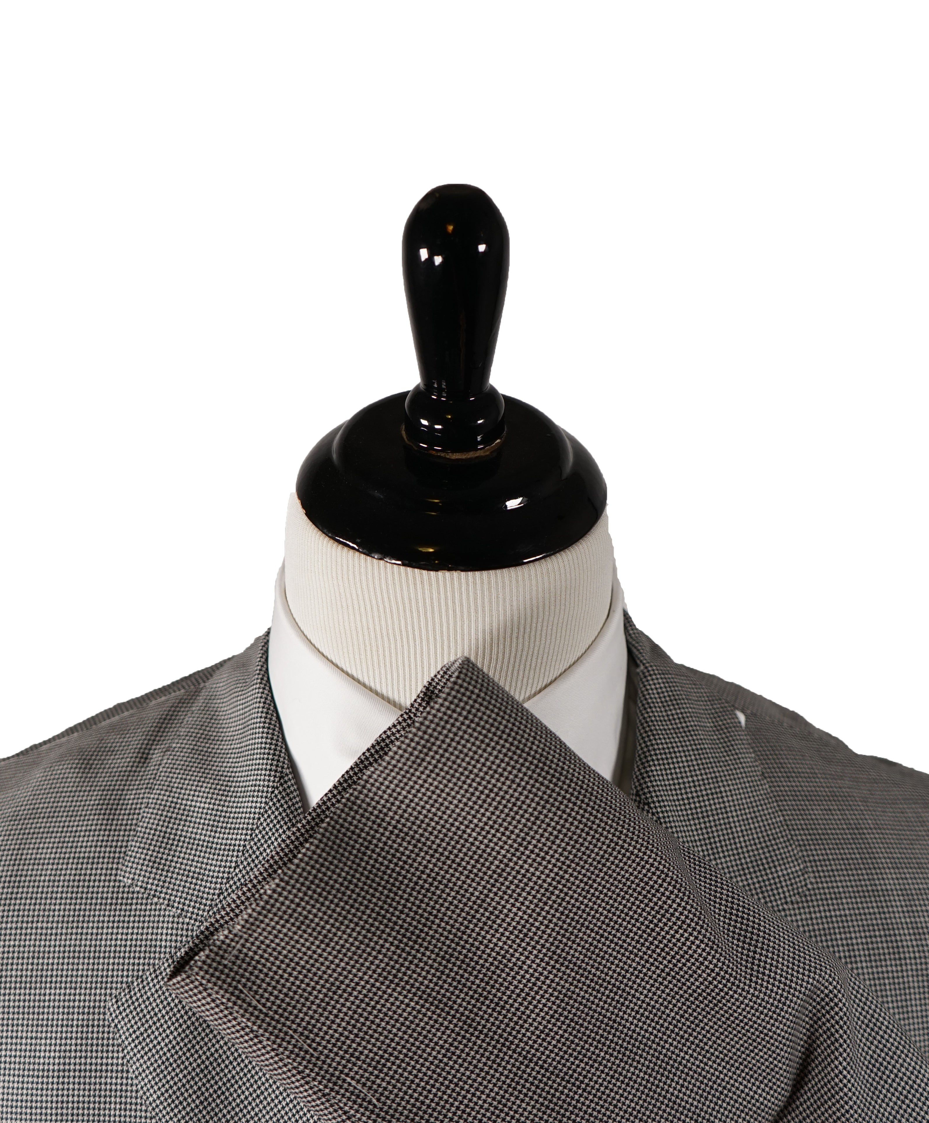BRUNELLO CUCINELLI - Houndstooth 2-3 Button Roll Wool Blazer - 48R
