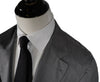 BRUNELLO CUCINELLI - Solid Gray 2-3 Button Roll Wool/Silk Blazer - 50R