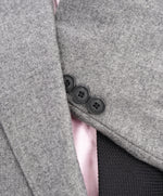 BURBERRY LONDON - "Millbank" Gray Flannel Wool Patch Pocket Blazer - 38R