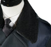 BURBERRY BRIT - Pea Coat Cashmere Wool blend With Fur Shearling Collar - XXL