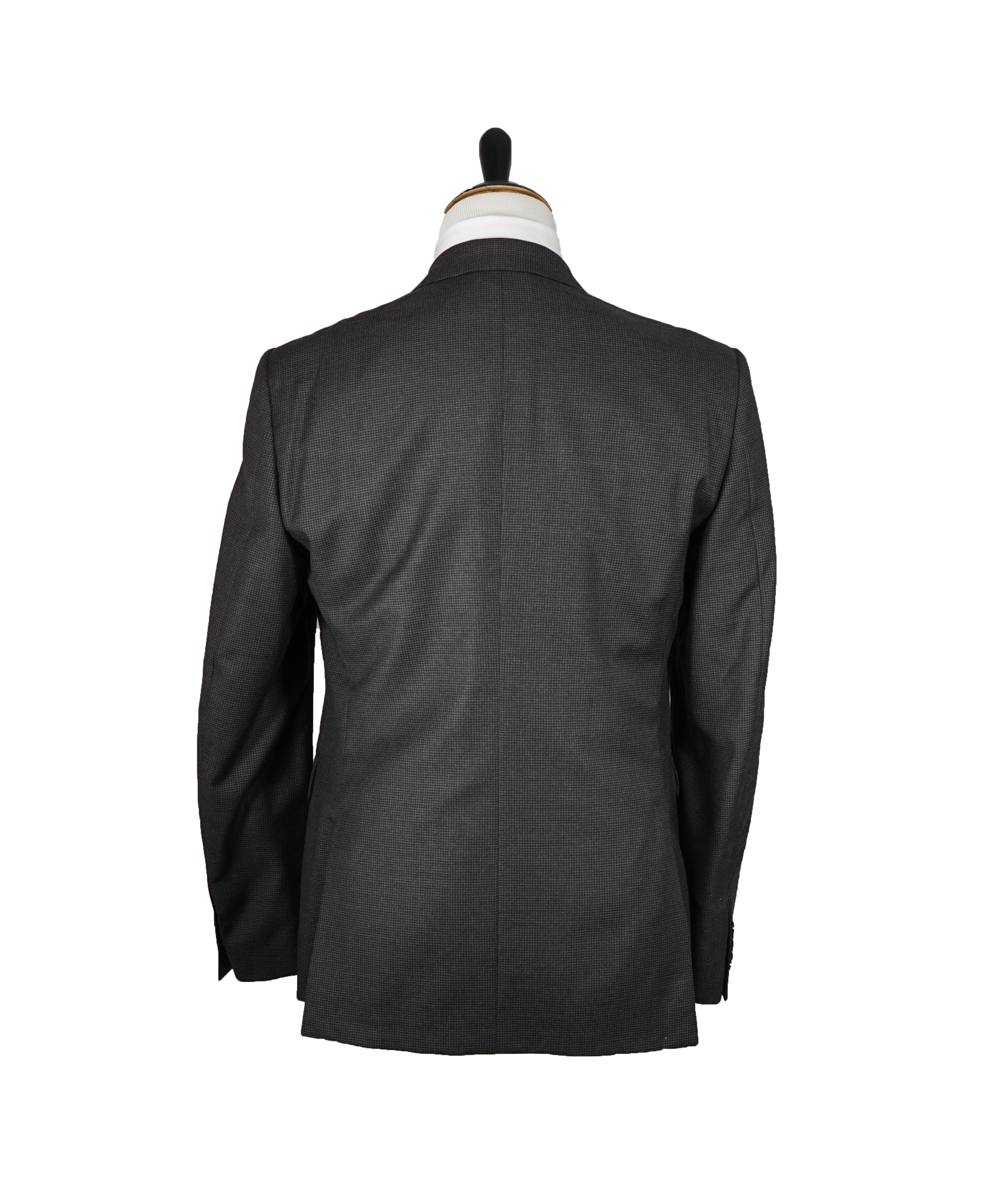 BURBERRY LONDON - Houndstooth Gray/Black Suit - 44R
