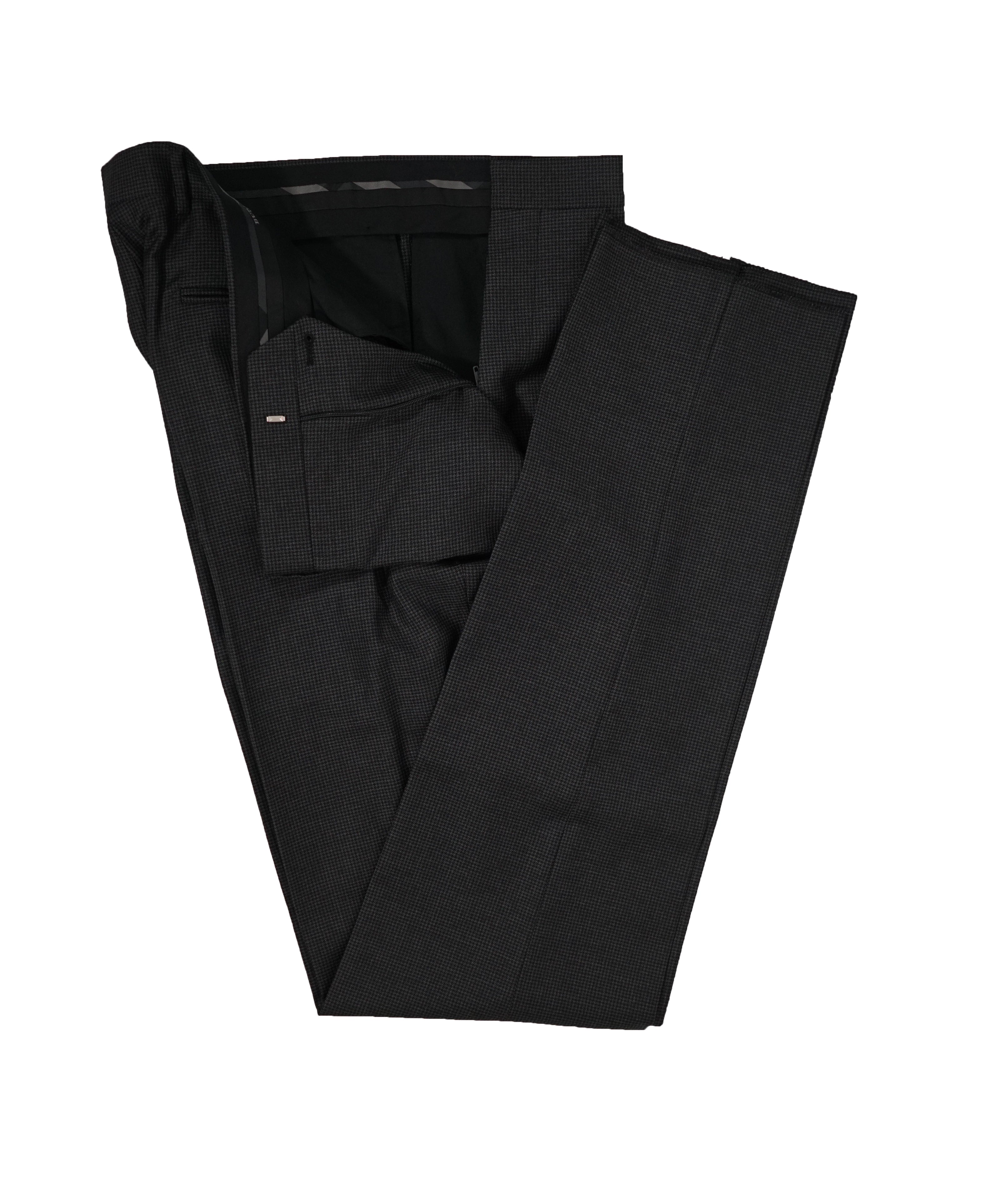 BURBERRY LONDON - Houndstooth Gray/Black Suit - 44R
