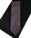 BRIONI - Navy Silver & Pink Geometric Print Tie