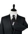 CANALI - "PREMIUM GRADE" Black Wool Notch Lapel Tuxedo Suit -  46R