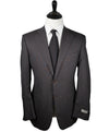 CANALI - Brown & Blue Micro Check Plaid “Travel” Suit - 40L