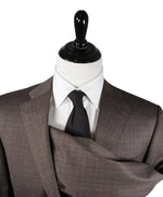CANALI - Brown & Blue Prince of Wales Check Suit - 42R