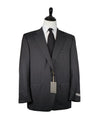 CANALI - Charcoal Virgin Wool Solid Suit - 48R