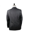 CANALI -  Gray Plaid Notch Lapel Suit - 42R