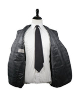 CANALI -  Gray Plaid Notch Lapel Suit - 42R