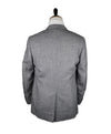 CANALI - Linen/Wool/Silk Gray Suit Peak Lapel Suit - 42R