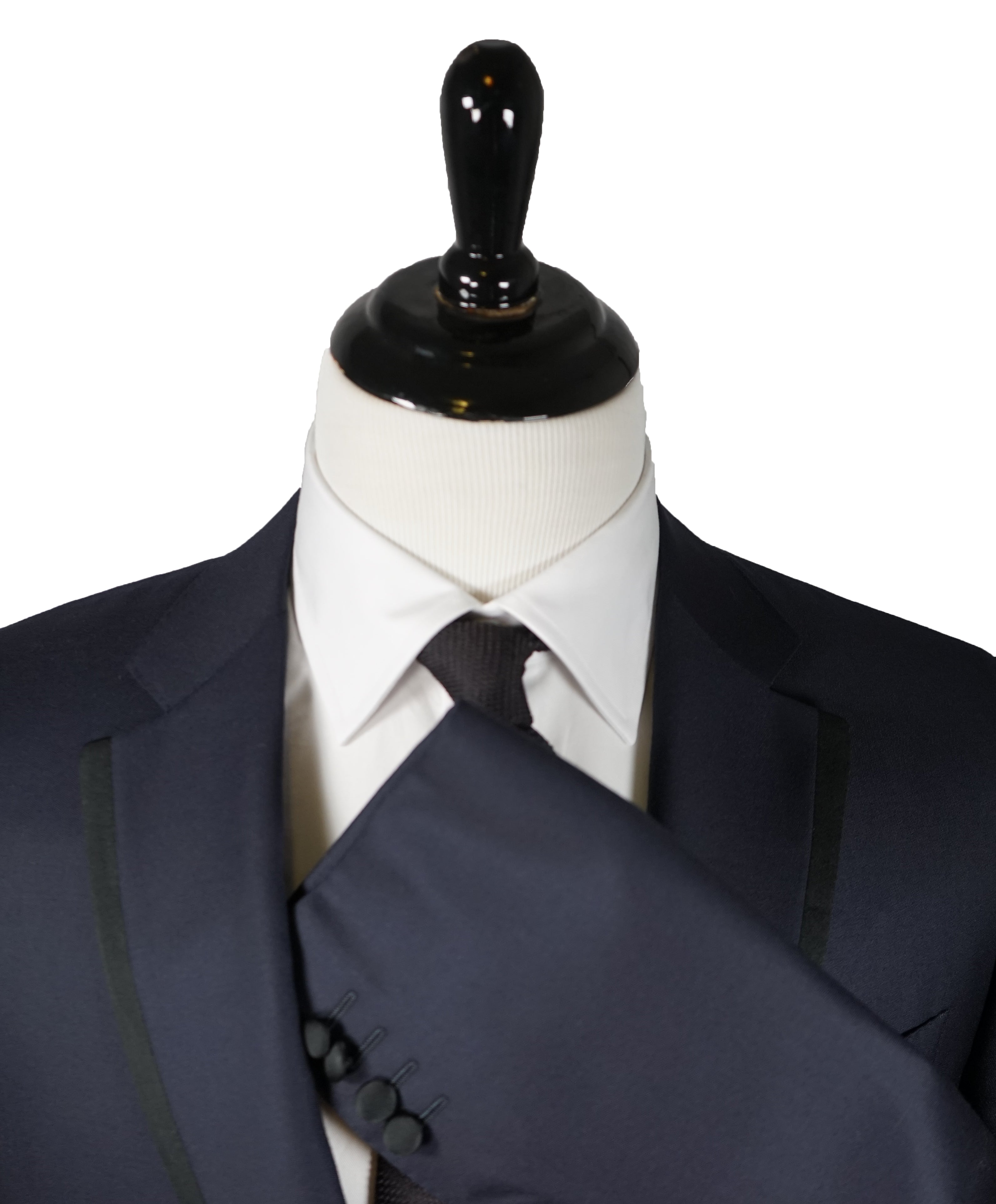 CANALI - Rare Navy Blue Tipped Tuxedo Suit “Water Resistant” Collection - 44R