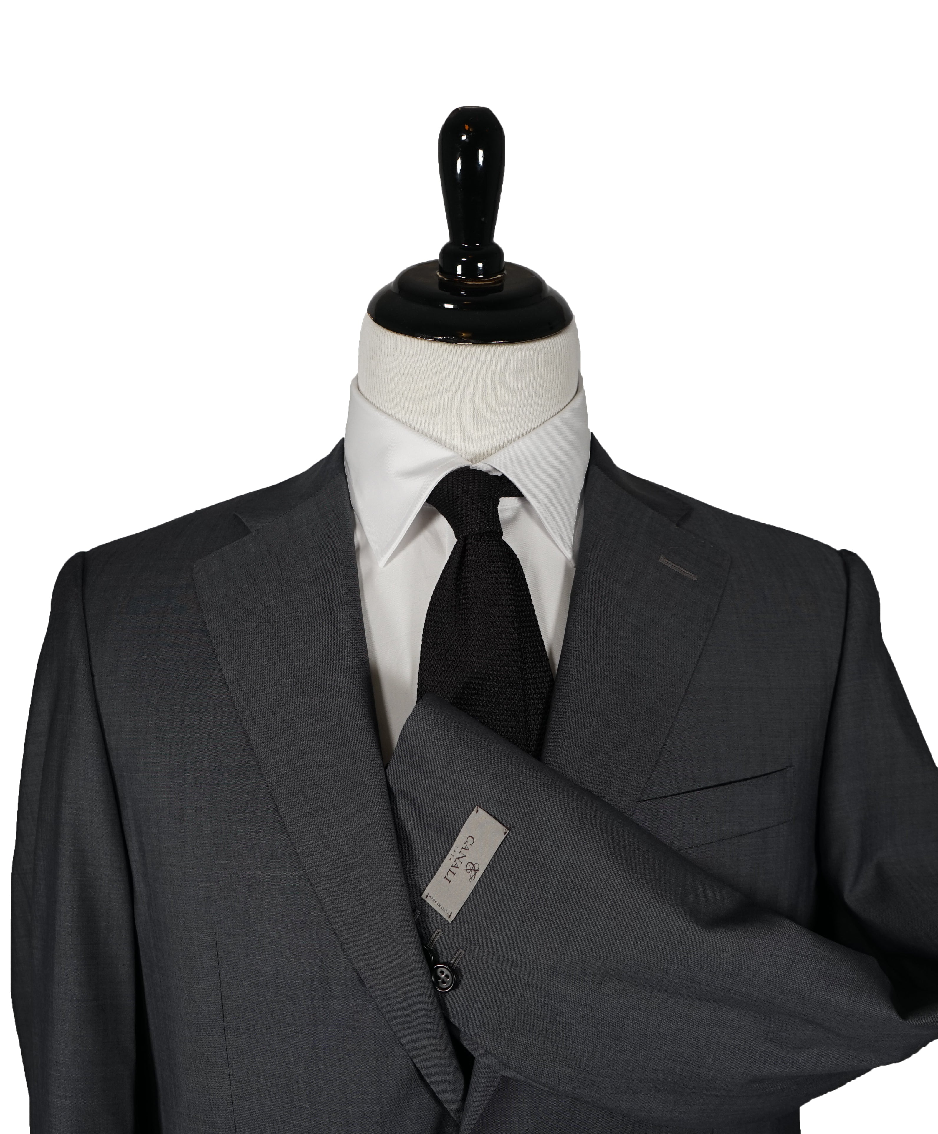 CANALI - Solid Gray “Travel” Collection Suit - 40L