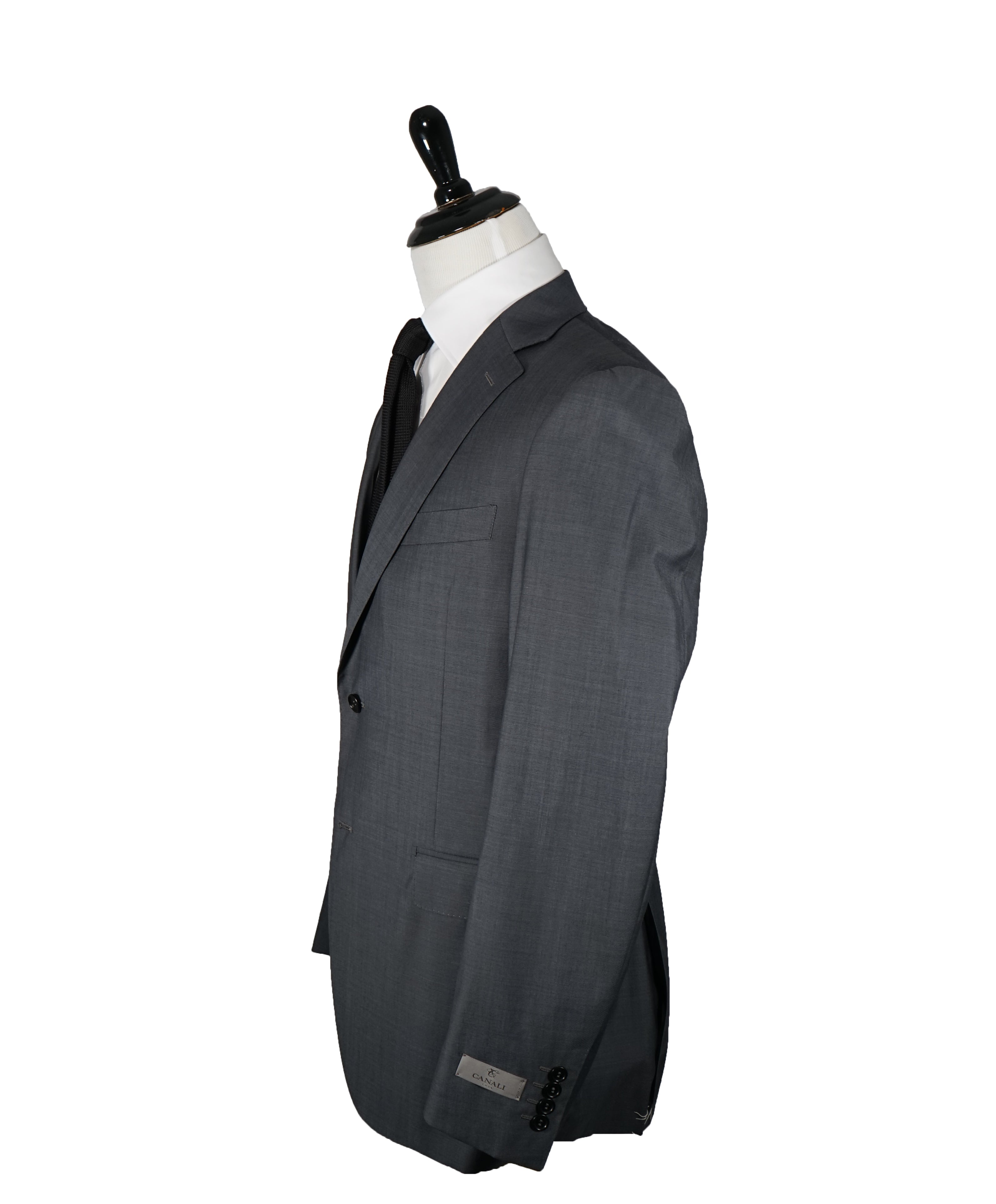 CANALI - Solid Gray “Travel” Collection Suit - 40L