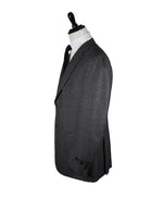 CANALI - Virgin Wool Flannel / Chalk Stripe Suit - 46R