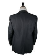 CANALI - Wide Peak Lapel Tonal Metallic Stripe Wool & Silk Suit - 44R