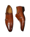 CARLOS SANTOS - Double Monk Strap “GOODYEAR WELTED” Loafer - 9.5