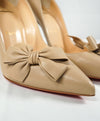 CHRISTIAN LOUBOUTIN - "Madame Menodo" Nude Pumps W Bow - 38