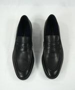 COLE HAAN - Grand OS Black V Penny Loafers - 10.5