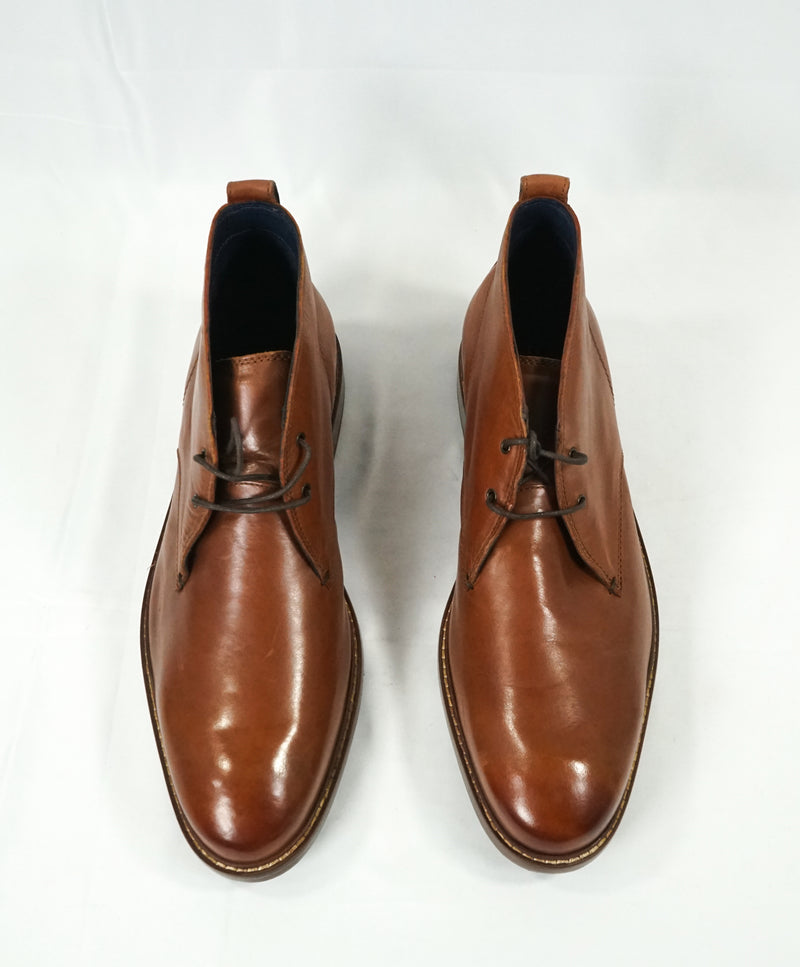 COLE HAAN - "Kennedy" Grand OS Padded Leather Chukka Boot - 10