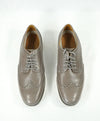 COLE HAAN - Grand OS Gray Leather Brogue Oxfords - 8