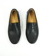 COLE HAAN - "Kelson" Black Padded Insole Penny Loafers - 8