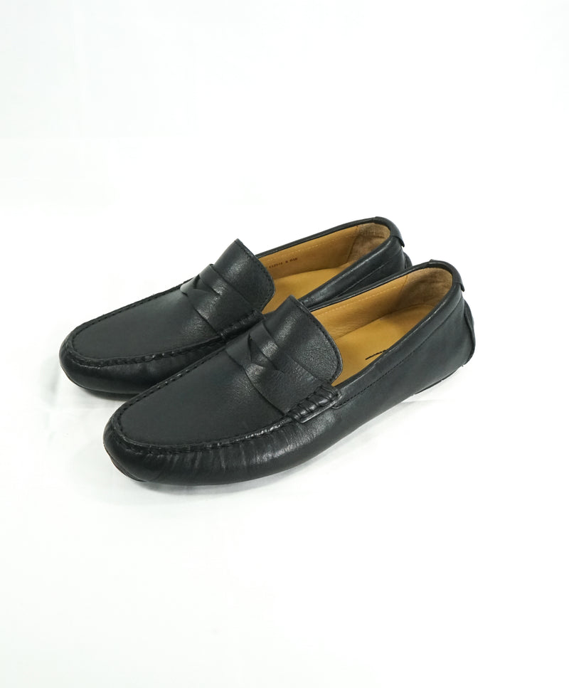 COLE HAAN - "Kelson" Black Padded Insole Penny Loafers - 8