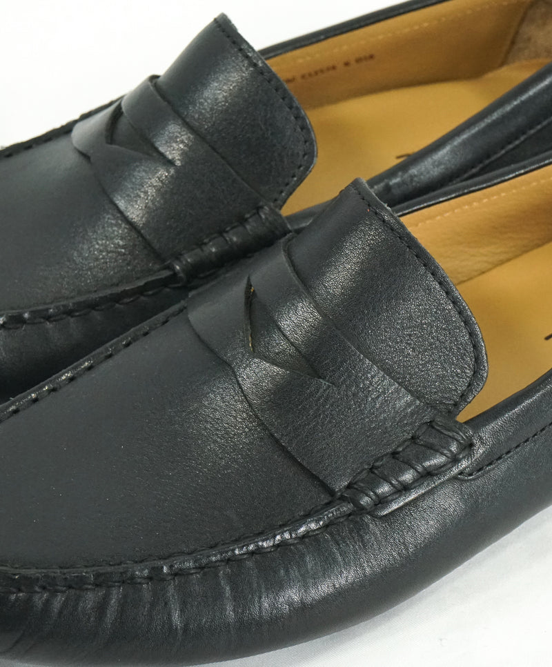 COLE HAAN - "Kelson" Black Padded Insole Penny Loafers - 8